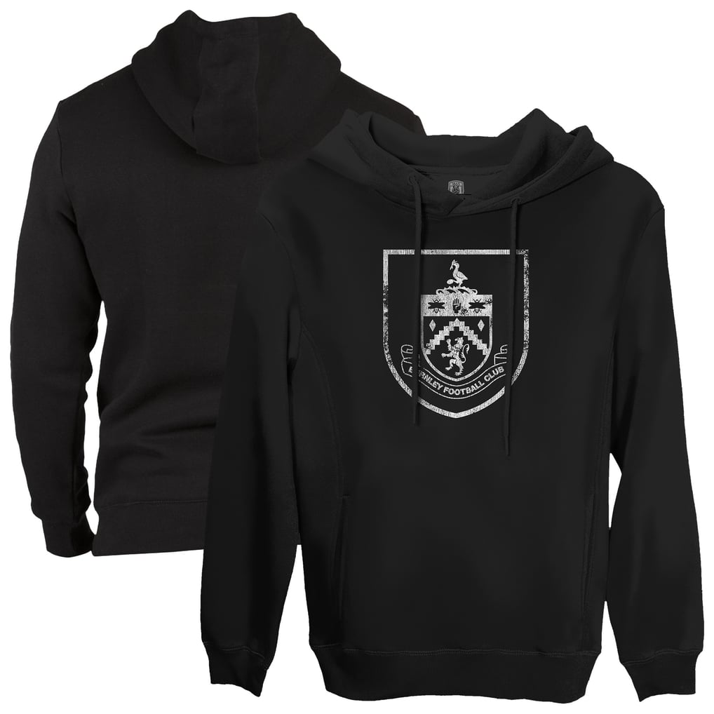 Burnley 1863FC Fleece Pullover Hoodie - Black
